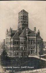 Williams County Court House Bryan, OH Postcard Postcard Postcard