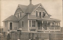 Victorian/Arts & Crafts Style House Postcard