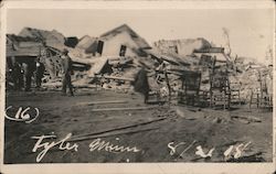 Tornado - August 21,1918 Tyler, MN Postcard Postcard Postcard