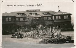 Hotel at Fetters Springs Fetters Hot Springs, CA Postcard Postcard Postcard