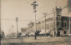 Rare: Center Street Looking West Postcard