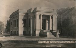 Public Library Postcard