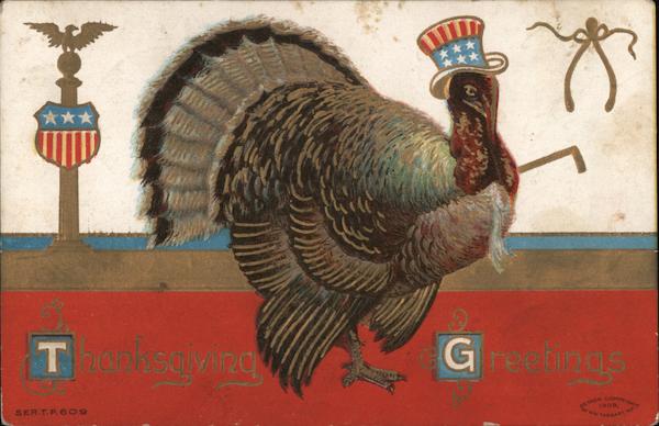 Thanksgiving Greetings Turkeys