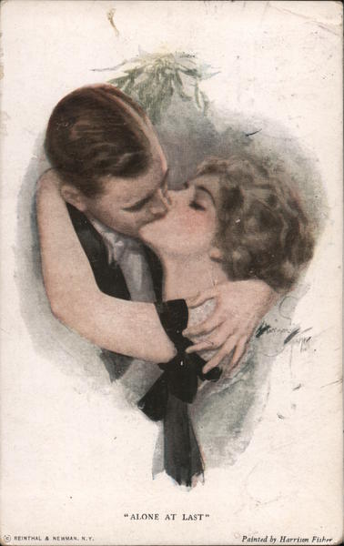 Alone At Last Harrison Fisher Artist Signed