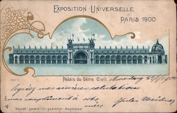 Palais de Genie Civil 1900 Paris Exposition