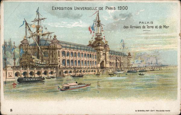 Palais des Armees de Terre et de Mer 1900 Paris Exposition