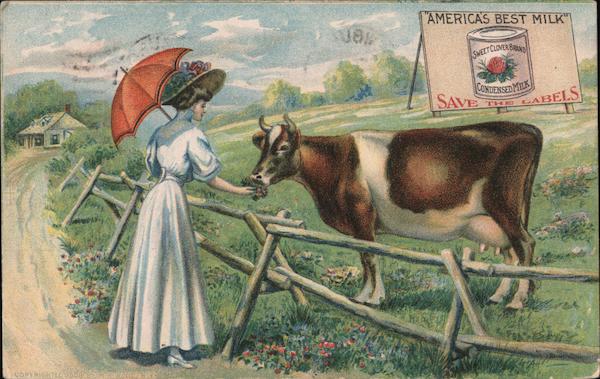 Sweet Clover Brand Condensed Milk: America's Best Milk, Save the Labels