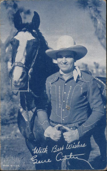 Gene Autry with Champion the Wonder Horse Celebrities Arcade