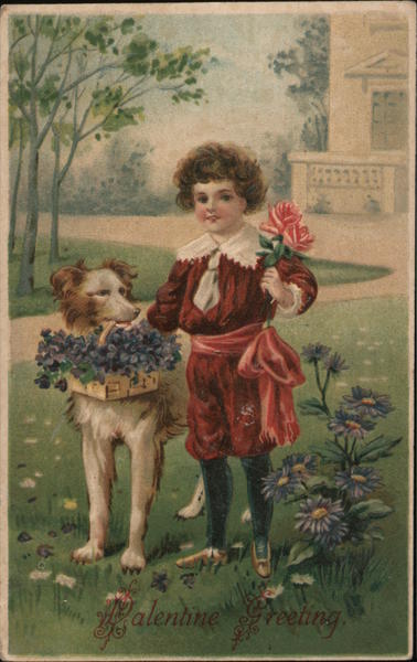 Valentine Greeting Children