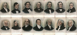 Set of 14: Presidents of the United States Postcard