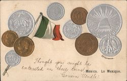 Mexico - coins Postcard