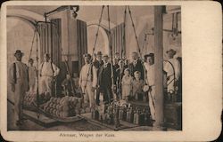 Alkmaar, Wegen der Kaas (Measuring weights of cheese) Postcard