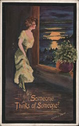 Someone Thinks of Someone Postcard