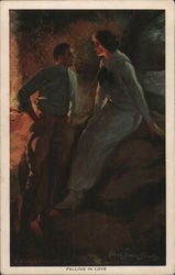 Falling In Love Postcard