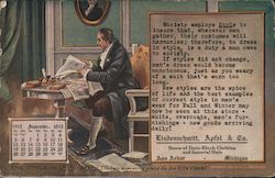 Men's Clothing Company Lindenschmitt, Apfel & Co. Advertisement Postcard