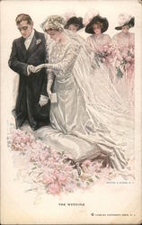 The Wedding Harrison Fisher Postcard Postcard Postcard