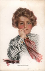 A Serious Thought! Philip Boileau Postcard