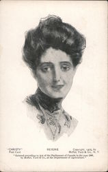 Woman, head portrait Postcard