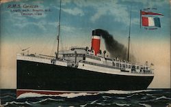 R.M.S Corsican Postcard