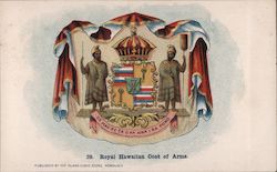 #39 Royal Hawaiian Coat of Arms Postcard