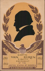 Martin van Buren Eight President of the USA Serigraph Postcard