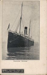 Saratoga, Munson Steamship Line Postcard