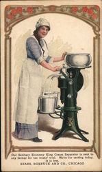 Economy King Cream Separator - Sears, Roebuck and Co. Postcard