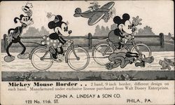 Rare Early Minnie, Mickey Mouse, Goofy Blotter Blotter