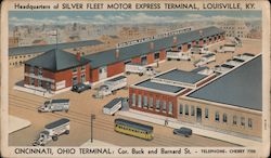 Headquarters of Silver Fleet Motor Express Terminal Blotter