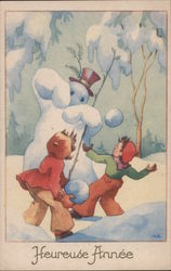 Heureuse Année (Happy New Year) Postcard