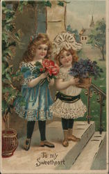 To My Sweetheart Postcard