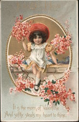 It Is the Morn of Valentine and Softly Steals my Heart to Thine Postcard
