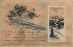 A Happy Christmas Postcard