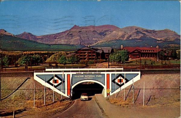 East Glacier Underpass, Glacier Park Lodge Glacier National Park