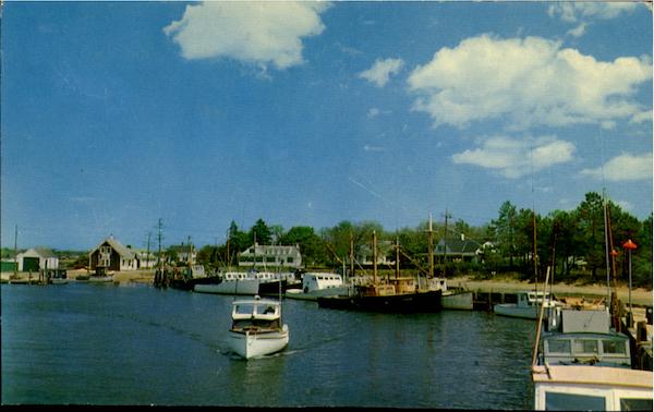 Fishing Boats At Dock Cape Cod Massachusetts