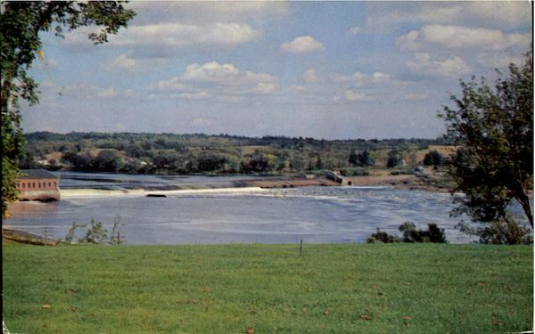 Salmon Pool On The Penobscot River Bangor Maine