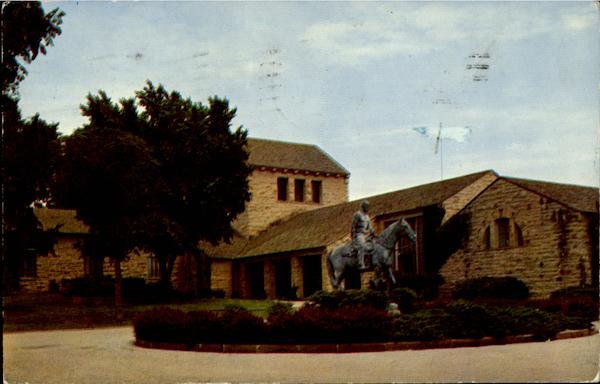 Will Rogers On His Horse Soapsuds Claremore Oklahoma