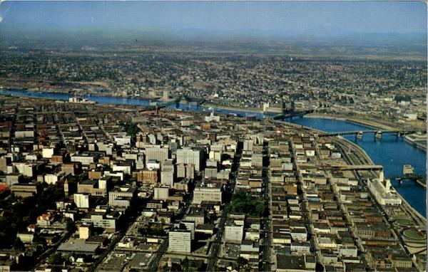 The Willamette River Portland Oregon