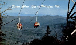 Scenic Chair Lift, Whiteface Mountain Postcard
