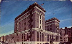 Navy YMCA Building Postcard