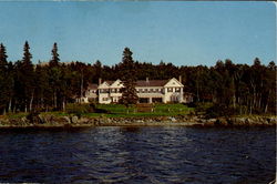 The Colonial Inn At Dark Harbor Postcard