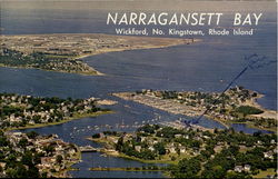 Narragansett Bay, Wickford North Kingstown, RI Postcard Postcard