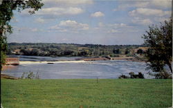 Salmon Pool On The Penobscot River Bangor, ME Postcard Postcard