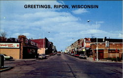 Greetings Ripon Wisconsin Postcard Postcard