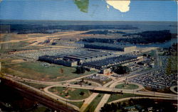 Martin Plant And Airport Postcard