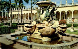 Fountain Of The Turtles Ringling Museum Postcard