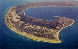 Unusual Aerial View Of Cape Cod Postcard