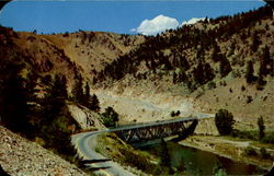 Byers Canon, Hwy. U. S. 40 Kremmling, CO Postcard Postcard