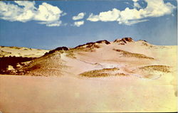 Picturesque Cape Cod Sand Dunes Massachusetts Postcard Postcard