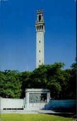 Pilgrim Memorial Monument And Bas-Relief, Provincetown Postcard